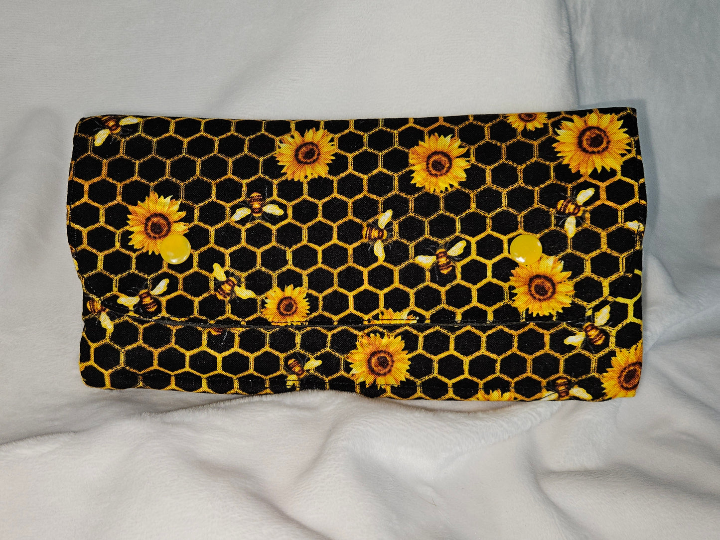 Honeycomb and Bees Crossbody Bag