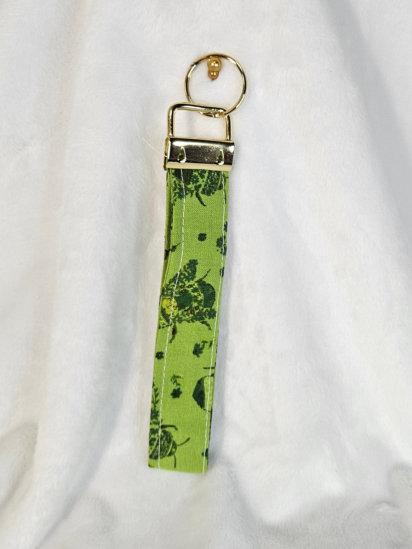 Green Bees Wristlet